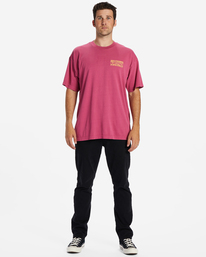 1 Arch Wave - T-Shirt for Men Pink ABYZT01992 Billabong