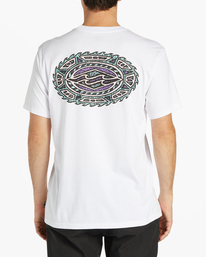 3 Crayon Wave - T-Shirt for Men White ABYZT02195 Billabong