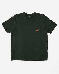 7 Tropics - Taschen-T-Shirt für Männer Grün ABYZT02204 Billabong