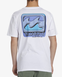 4 Crayon Wave - Short Sleeve T-Shirt for Men Branco ABYZT02387 Billabong