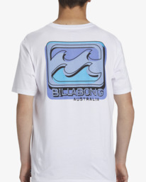 6 Crayon Wave - Camiseta de manga corta para Hombre Blanco ABYZT02387 Billabong