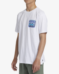 5 Crayon Wave - T-Shirt für Männer Weiss ABYZT02387 Billabong