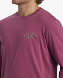 5 Arch Wash - T-shirt à manches longues pour Homme Rose ABYZT02493 Billabong