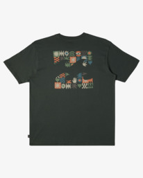 5 Crayon Wave - Camiseta de manga corta para Hombre Negro ABYZT02527 Billabong