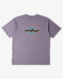 5 Rotor Diamond - Short Sleeve T-shirt for Men Purple ABYZT02533 Billabong