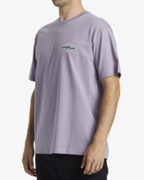 3 Rotor Diamond - Short Sleeve T-shirt for Men Purple ABYZT02533 Billabong