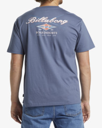 2 Crossboards - T-Shirt à manches courtes pour Homme Bleu ABYZT02534 Billabong