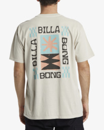 2 Matzz - T-shirt de manga curta para Homem Branco ABYZT02545 Billabong