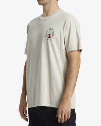 3 Matzz - T-Shirt à manches courtes pour Homme Blanc ABYZT02545 Billabong