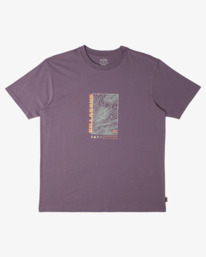 5 Topography - Camiseta de manga corta para Hombre Violeta ABYZT02569 Billabong