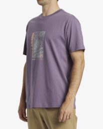 3 Topography - Short Sleeve T-shirt for Men Purple ABYZT02569 Billabong