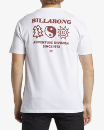 2 Balance - Short Sleeve T-shirt for Men White ABYZT02571 Billabong