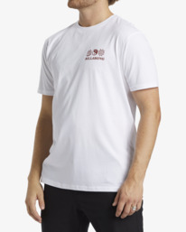 3 Balance - Short Sleeve T-shirt for Men White ABYZT02571 Billabong