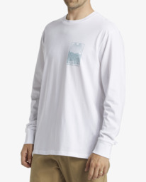 3 Sundown - Long Sleeve T-shirt for Men White ABYZT02576 Billabong