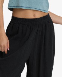 4 Follow Me - Pantalones el&aacute;sticos para mujer Azul BL000175 Billabong
