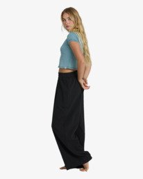 3 Follow Me - Pantalones el&aacute;sticos para mujer Azul BL000175 Billabong