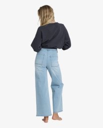 2 Free Fall Indigo - Wide Leg Denim Jeans for Women Blue BL000194 Billabong