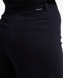 3 Free Fall Twill - Wide Leg Trousers for Women Black BL000195 Billabong