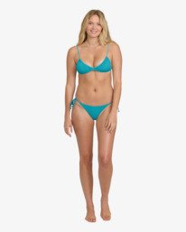 1 Summer Hi Tanga - Superknappes Bikiniunterteil f&uuml;r Frauen Grau BL000277 Billabong