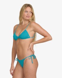 3 Summer Hi Tanga - Superknappes Bikiniunterteil f&uuml;r Frauen Grau BL000277 Billabong