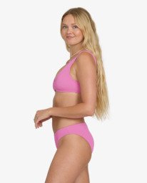 3 Summer Hi Lowrider - Cueca de biqu&iacute;ni com cintura descida para Mulher Pink BL000280 Billabong