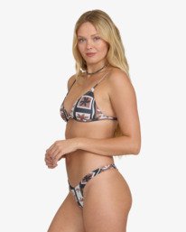 3 Stay Grounded Ceci - Triangle Bikini Top for Women Brown BL000315W Billabong