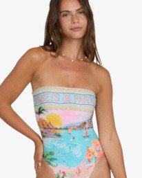 4 Paradise Sun Tully - One-Piece Swimsuit for Women Blue BL000321 Billabong