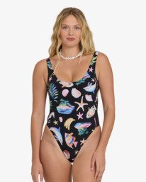 0 Party Wave Tanker One-Piece Black BL000329 Billabong