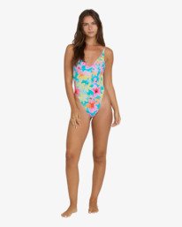 1 Pipe Dreams Deep V One-Piece Blue BL000459 Billabong