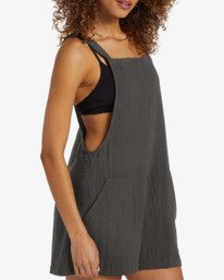 4 Beach Crush - Latzhosenshorts f&uuml;r Frauen Blau BL000567 Billabong