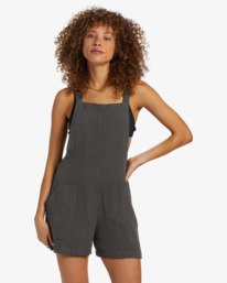 0 Beach Crush - Latzhosenshorts f&uuml;r Frauen Blau BL000567 Billabong