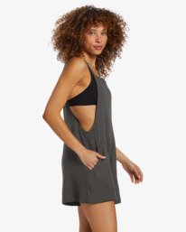 3 Beach Crush - Latzhosenshorts f&uuml;r Frauen Blau BL000567 Billabong