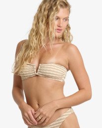 4 Wavey Daze V Bandeau Beige BL000895W Billabong