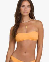 4 Crinkle Crush Sweetheart Bandeau Yellow BL000909W Billabong