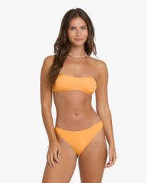 0 Crinkle Crush Sweetheart Bandeau Yellow BL000909W Billabong