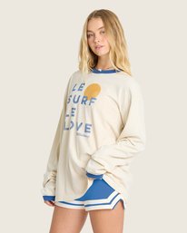 1 Le Love Surf Ringer White BL001111W Billabong