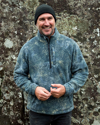 0 ADIV Otis Boundary - Felpa con semi zip da Uomo Brown C1FL14BIP2 Billabong