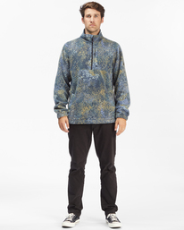 3 ADIV Otis Boundary - Felpa con semi zip da Uomo Brown C1FL14BIP2 Billabong