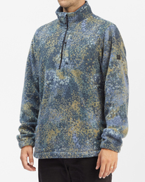 5 ADIV Otis Boundary - Felpa con semi zip da Uomo Brown C1FL14BIP2 Billabong