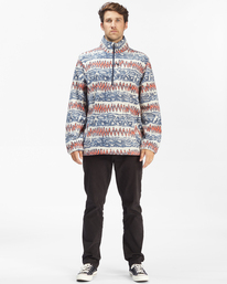 5 Boundary - Sudadera de cuello medio alto con cremallera para Hombre Negro C1FL21BIP2 Billabong