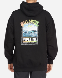 2 Pipelinester - Sweat à capuche pour Homme Noir C1HO22BIP2 Billabong