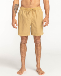 2 Wasted Times Overdyed Layback - Swim Shorts for Men Orange C1LB16BIP2 Billabong