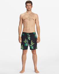 3 Kamea Jungle 16" - Boardshort para Hombre Negro C1LB41BIP2 Billabong