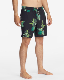 6 Kamea Jungle 16" - Boardshort para Hombre Negro C1LB41BIP2 Billabong