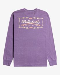 6 Born In 73 - Long Sleeve T-Shirt for Men Purple C1LS14BIP2 Billabong