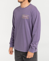 1 Born In 73 - Long Sleeve T-Shirt for Men Purple C1LS14BIP2 Billabong