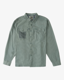 7 ADIV  Otis Surftrek - Chemise manches longues avec stretch mécanique pour Homme Vert C1SH17BIP2 Billabong