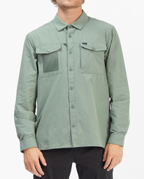 1 ADIV  Otis Surftrek - Chemise manches longues avec stretch mécanique pour Homme Vert C1SH17BIP2 Billabong
