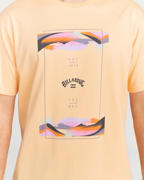 3 Tucked - Short Sleeve T-Shirt for Men Pink C1SS09BIP2 Billabong