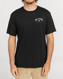 0 Arch Fill - Camiseta de manga corta para Hombre Negro C1SS10BIP2 Billabong